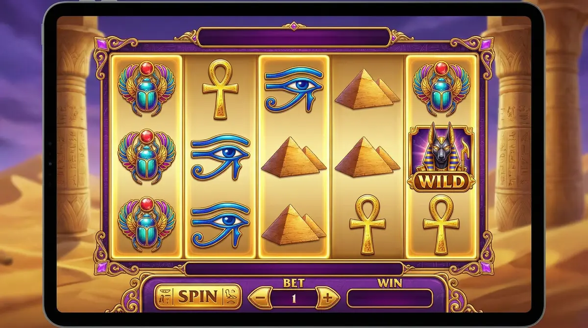 Caça-níqueis com tema egípcio Nasus no luvabet